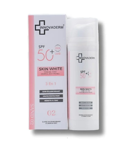 Innovaderm Skin White 3en1 Teinte 02 – SPF50+ – 30ML