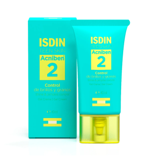ISDIN ACNIBEN 2 Gel Crème – Soin Matifiant Peaux Grasses 40ML