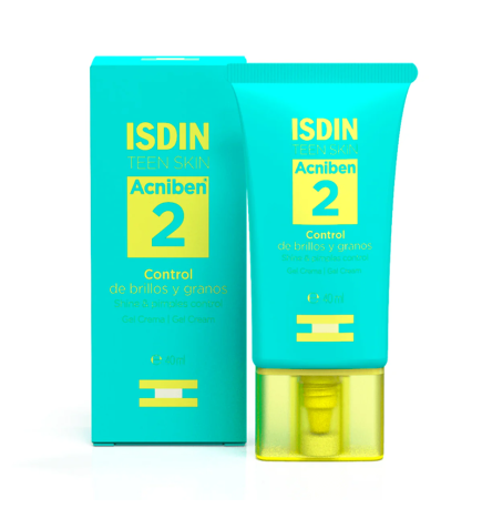 ISDIN ACNIBEN 2 Gel Crème – Soin Matifiant Peaux Grasses 40ML