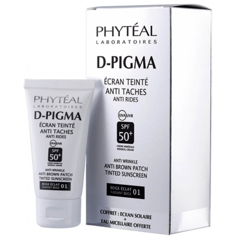 PHYTEAL D-PIGMA EC.TEINTE BEIGE ECLAT 01 + EAU MICELLAIRE