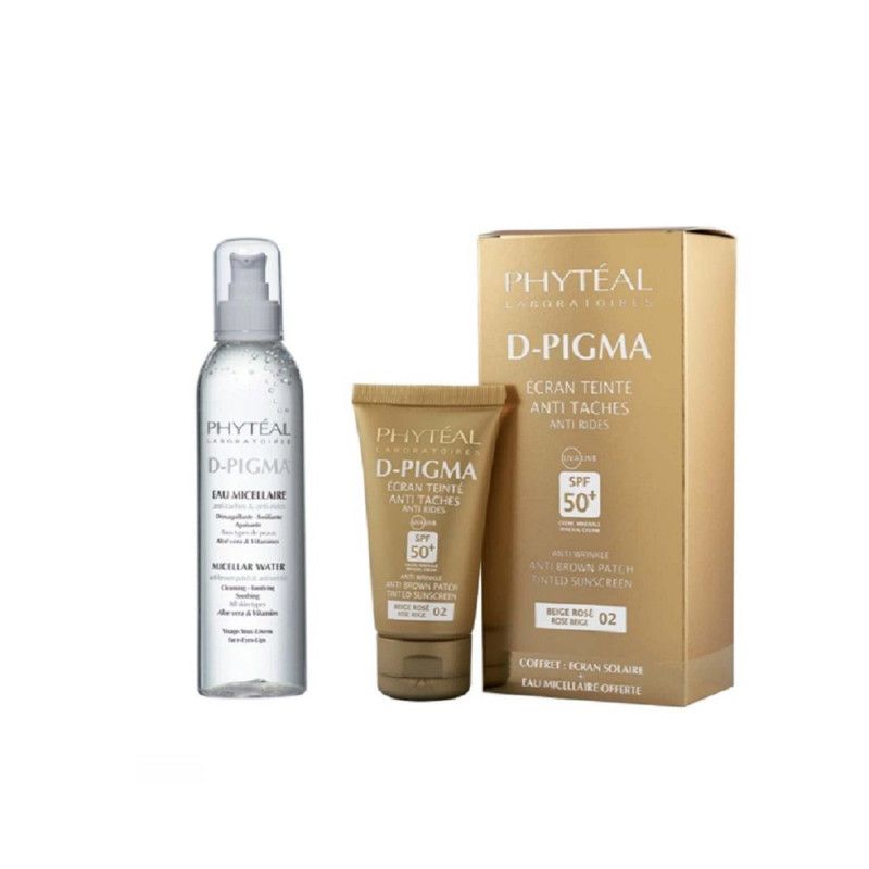PHYTEAL D-PIGMA EC.TEINTE BEIGE ROSE 02 + EAU MICELLAIRE PHYTEAL D-PIGMA EC.TEINTE BEIGE ROSE 02 + EAU MICELLAIRE