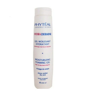 PHYTEAL HYDRADERMINE Gel Moussant – 250 ml | Nettoyant Doux Peaux Sensibles