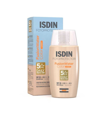 ISDIN Fusion Water Color Light SPF 50 – Solaire teinté 50 ml