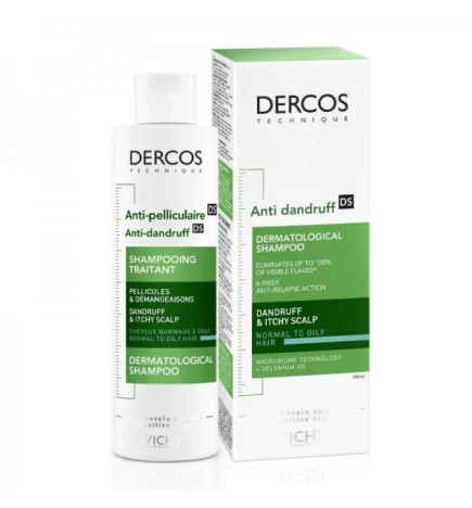 VICHY Dercos Anti-Pelliculaire Shampooing Cheveux Gras 200 ml