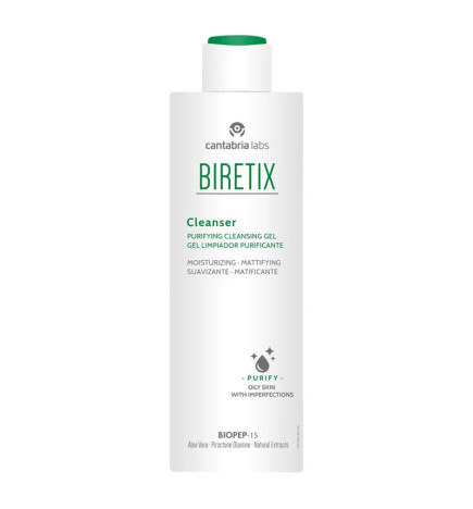 Biretix Cleanser Gel 200ml – Nettoyant Peaux Acnéiques | Cantabria Labs