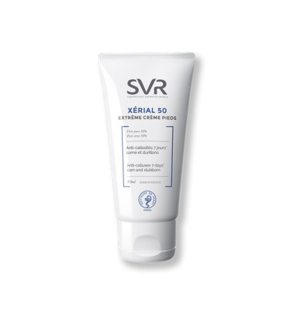SVR Xérial 50 Extrême Crème Pieds 50ml – Callosités sévères