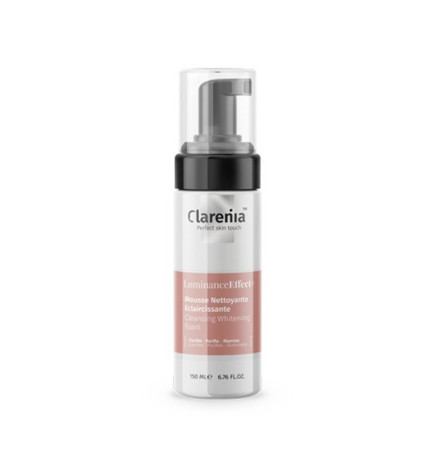 : Clarenia Luminance Effect+ Mousse Nettoyante Éclaircissante 150 ml – Soin Visage Naturel