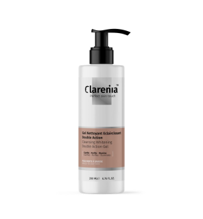 Clarenia Gel Nettoyant Éclaircissant Double Action 200 ml – Soin Visage Naturel