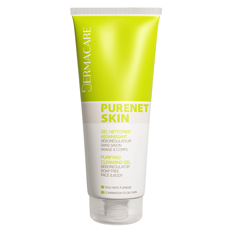 DERMACARE PURENET SKIN GEL NETTOYANT PURIFIANT 200ML DERMACARE PURENET SKIN GEL NETTOYANT PURIFIANT 200ML