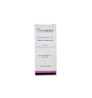 RIVADERM NIACINAMIDE+B3 – Sérum anti-imperfections 30 ml