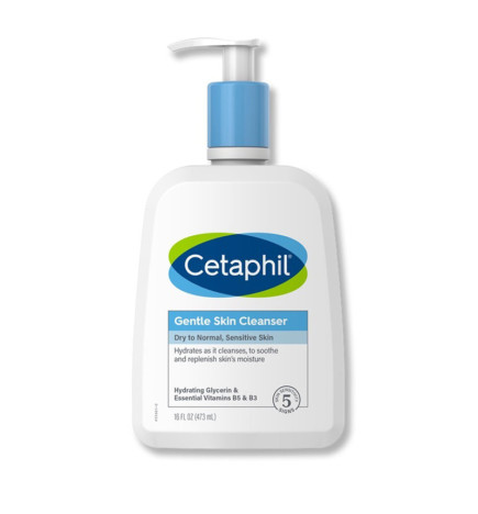 CETAPHIL Gentle Skin Cleanser – Nettoyant Doux 500 ml | Peaux Sensibles