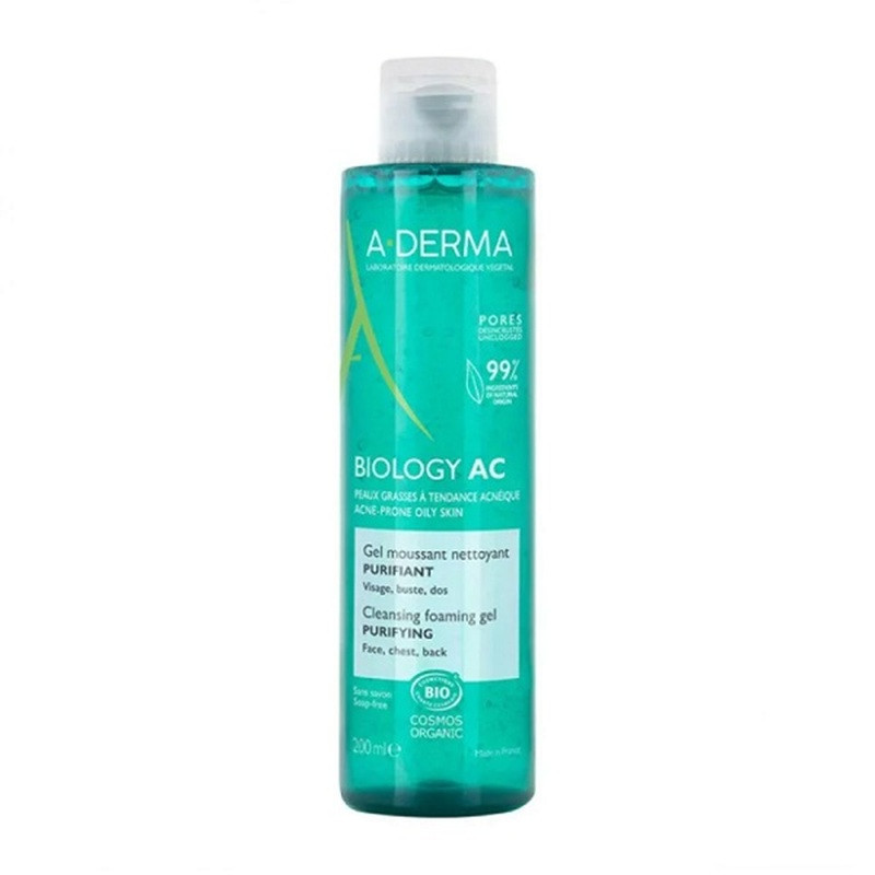 A-DERMA BIOLOGY AC GEL MOUSSANT NETTOYANT 200ML A-DERMA BIOLOGY AC GEL MOUSSANT NETTOYANT 200ML