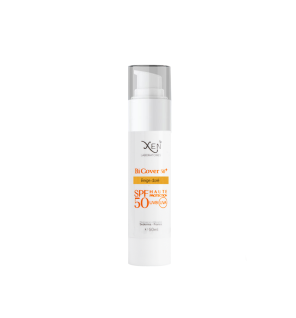 XEN Bi Cover Écran Teinté SPF50+ 50 ml | Protection Solaire Teintée Beige Doré