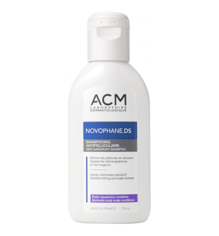 ACM Novophane DS Shampooing Antipelliculaire 125 ml | Traitement Pellicules Modérées