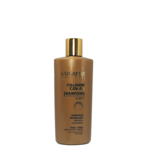 L'ORAMEL Shampoing Collagène Caviar 300 ml | Soin Réparateur Cheveux Abîmés