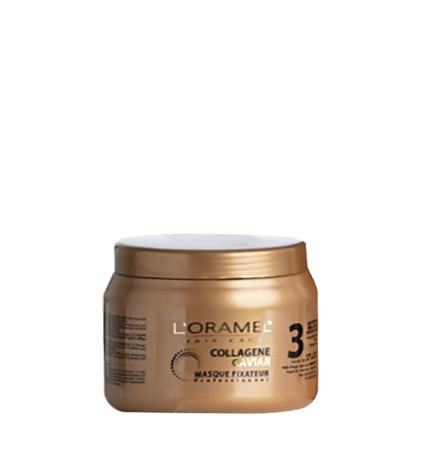L'ORAMEL Masque Fixateur Collagène Caviar 225 ml | Soin Capillaire Nourrissant