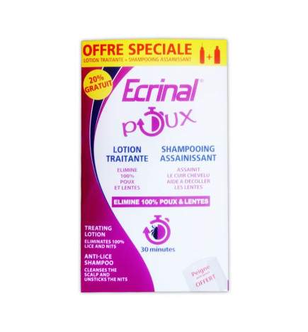 ECRINAL ANTI POUX PACK PROMO