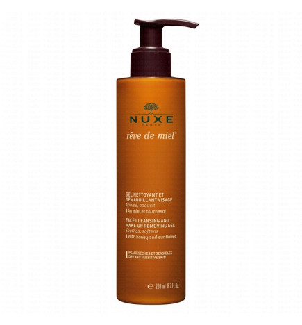 NUXE REVE DE MIEL GEL NETTOYANT/DEMAQUILLANT 200ML