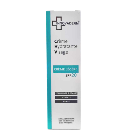 INNOVADERM Crème Légère SPF20 – Hydratante visage 50ML