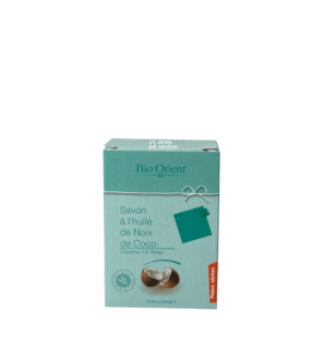 : Savon BIO ORIENT à l'huile de noix de coco – 90g | Douceur et nutrition