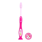 Chicco Brosse à Dents Fille 3‑6 ans – Poils doux & Ventouse