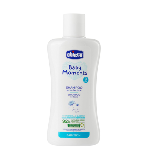 Chicco Baby Moments Shampooing Bébé 200 ml – Sans larmes & Calendula