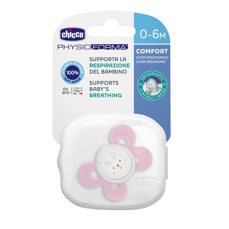 CHIC.SUCETTE PH.CONFORT ROSE SIL 0-6M PC CHIC.SUCETTE PH.CONFORT ROSE SIL 0-6M PC