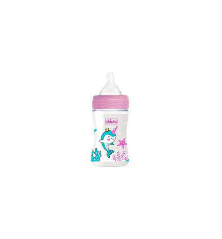 Biberon Chicco Plastique 150 ml Fille - Anti-Colique | Bébé
