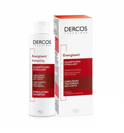 VICHY Dercos Energy+ Shampooing Stimulant Cheveux Fragiles 200 ml