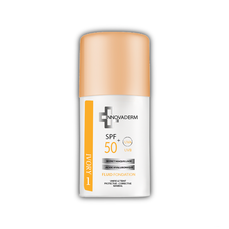 INNOVADERM SPF 50+ FLUID FONDATION 01 30ML INNOVADERM SPF 50+ FLUID FONDATION 01 30ML